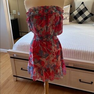 Bebe Pink Strapless Dress